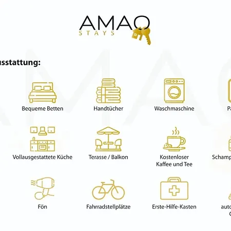 Amao-Green - Penthouse Maisonette - Large Terrace - City Center Lahr (Baden-Wurttemberg)